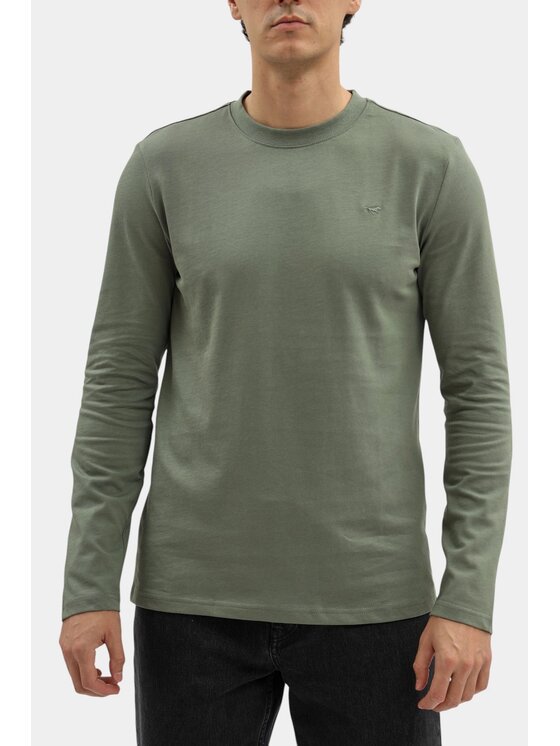 Mustang Mustang T-Shirt Style Arlington Zielony Regular Fit