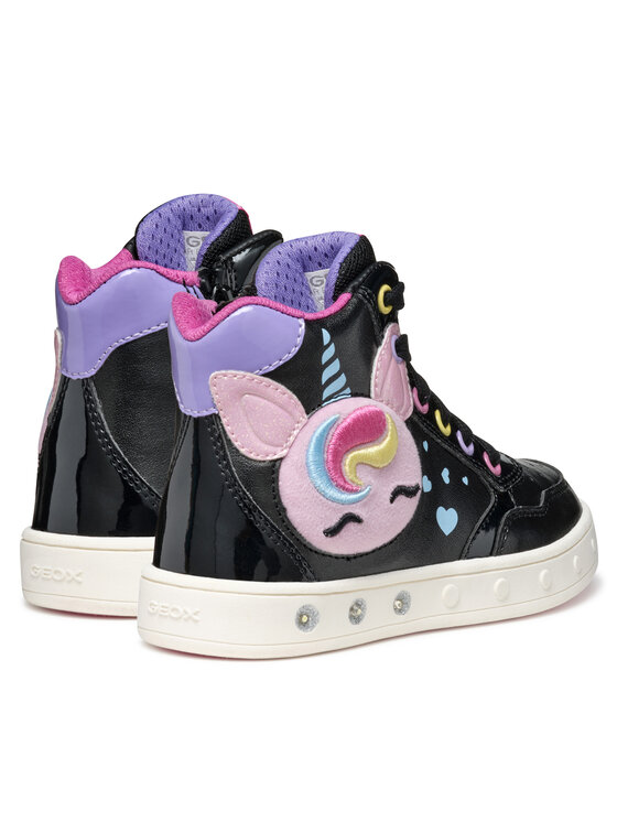 Geox Geox Snīkeri J Skylin J568WD 0NFKN C9240 D Melns