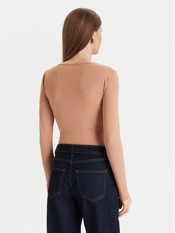 ONLY ONLY Body Frida 15343926 Béžová Slim Fit