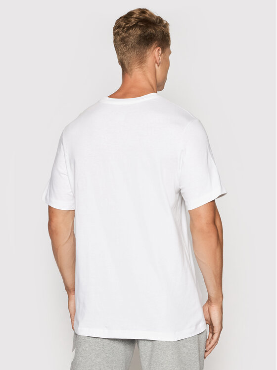 Nike Nike Тишърт Just Do It Swoosh AR5006 Бял Regular Fit