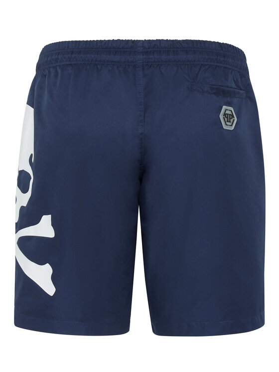 PHILIPP PLEIN PHILIPP PLEIN Spodnie materiałowe 10415 Granatowy Comfort Fit