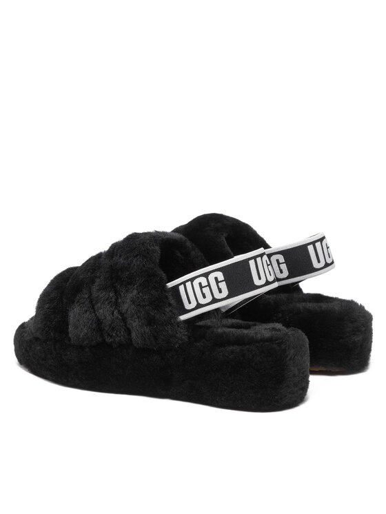 Ugg Ugg Hausschuhe W Fluff Yeah Slide 1095119 Schwarz