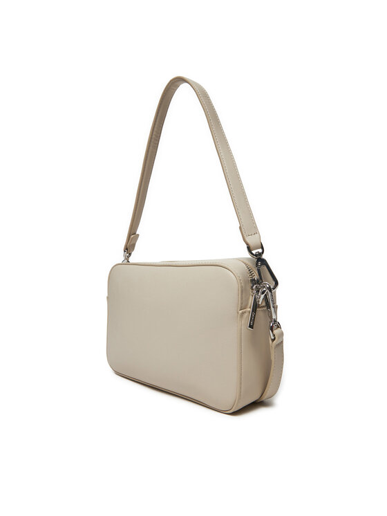 Calvin Klein Calvin Klein Torebka Diamond Quilt Camera Bag W/Pkt K60K612907 Beżowy