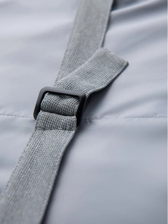 Ombre Ombre Kamizelka garniturowa OM-BLZV-0146 Szary Slim Fit