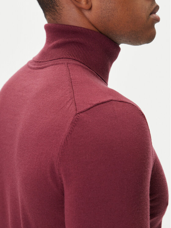 HUGO HUGO Dolčevita San Thomas-M 50474174 Tamnocrvena Regular Fit