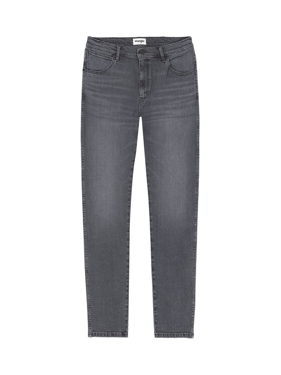 Wrangler Wrangler Jeansy RIVER Szary Straight Fit