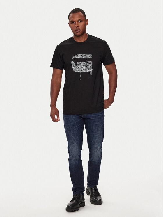 G-STAR G-Star Raw Jeansy Revend FWD D20071-C051 Granatowy Skinny Fit