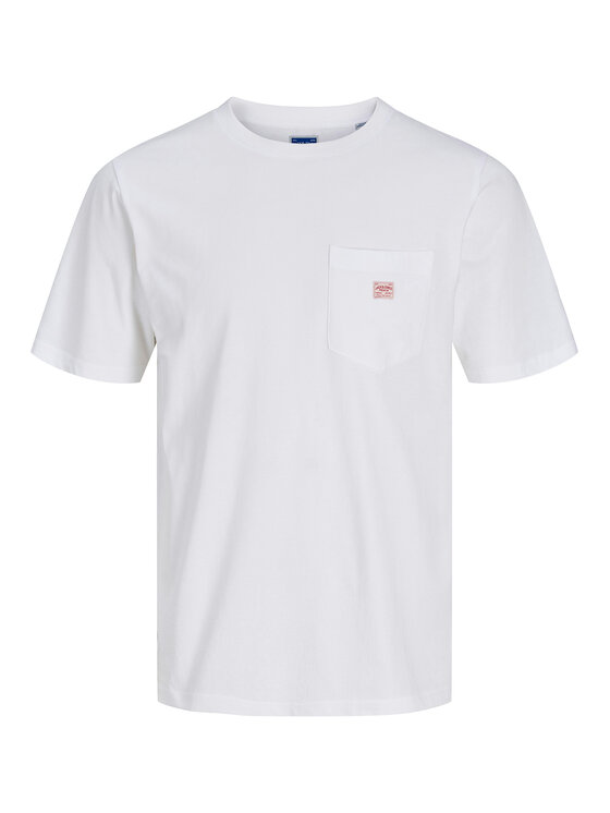 Jack & Jones Jack & Jones Tričko Blucaleb 12293019 Biela Regular Fit