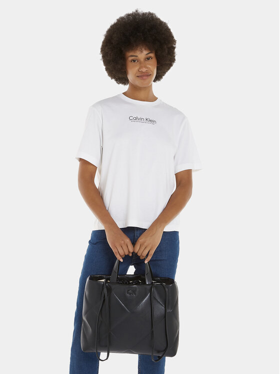 Calvin Klein Calvin Klein Rankinė Quilt K60K611893 Juoda