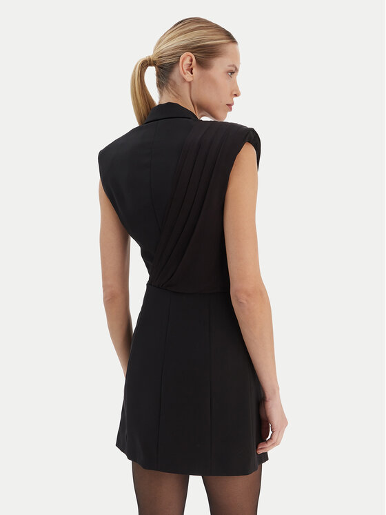 KARL LAGERFELD KARL LAGERFELD Cocktail obleka B1W13051 Črna Slim Fit