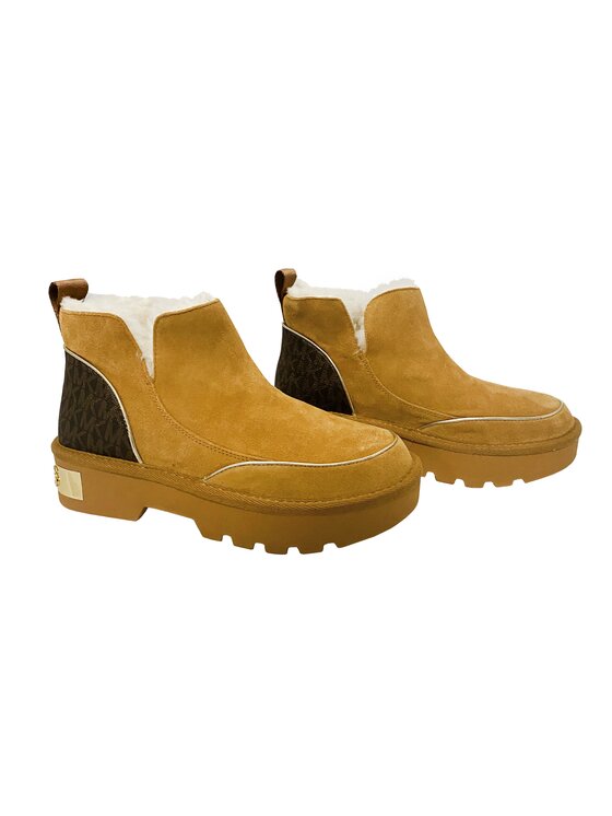 MICHAEL Michael Kors MICHAEL Michael Kors Śniegowce ZAMSZOWE ŚNIEGOWCE DAMSKIE ALFIE Brązowy