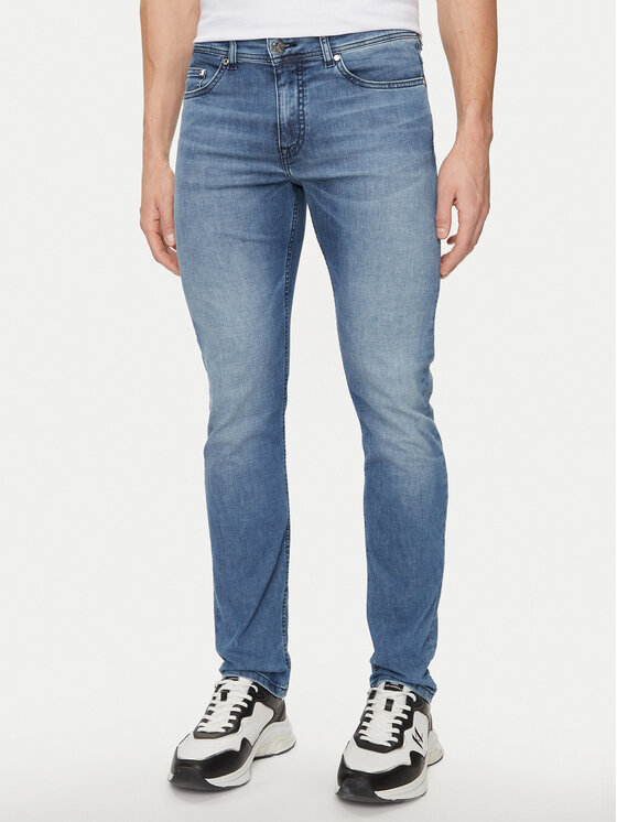 KARL LAGERFELD Džínsy 265840 542833 Modrá Regular Fit