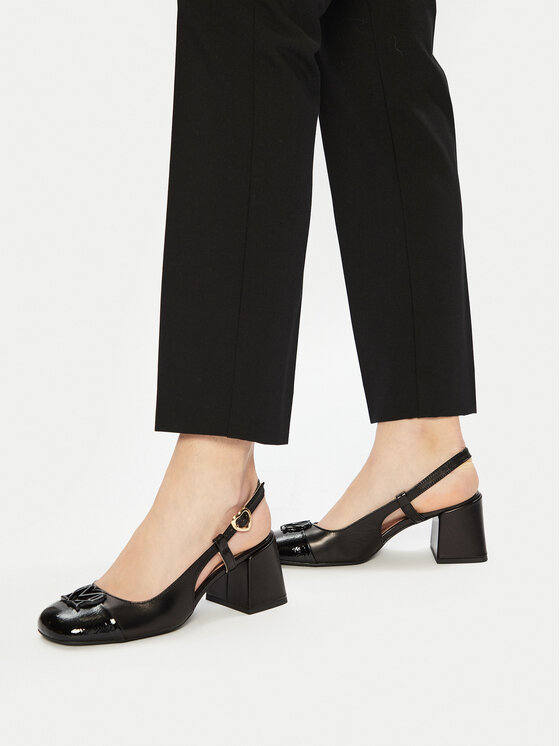 LOVE MOSCHINO LOVE MOSCHINO Körömcipők JA10117G1MIE300A Fekete