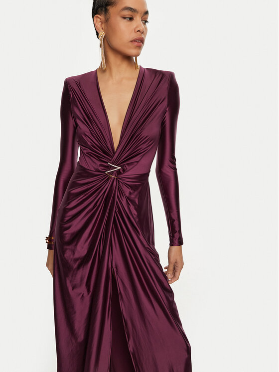 Elisabetta Franchi Elisabetta Franchi Abendkleid AB-729-47E2-V700 Dunkelrot Regular Fit