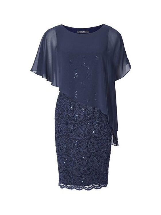 Swing Swing Coctailkleid 77760410 Dunkelblau Regular Fit
