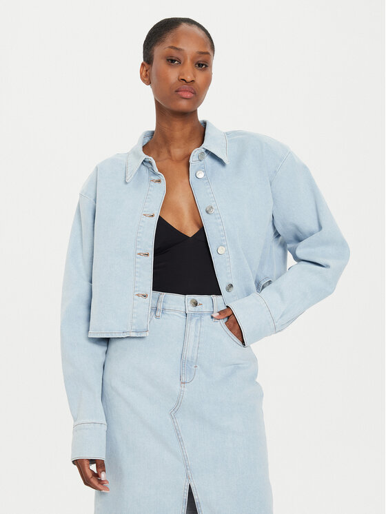 Gestuz Gestuz Jeanshemd Denia 10909238 Blau Regular Fit
