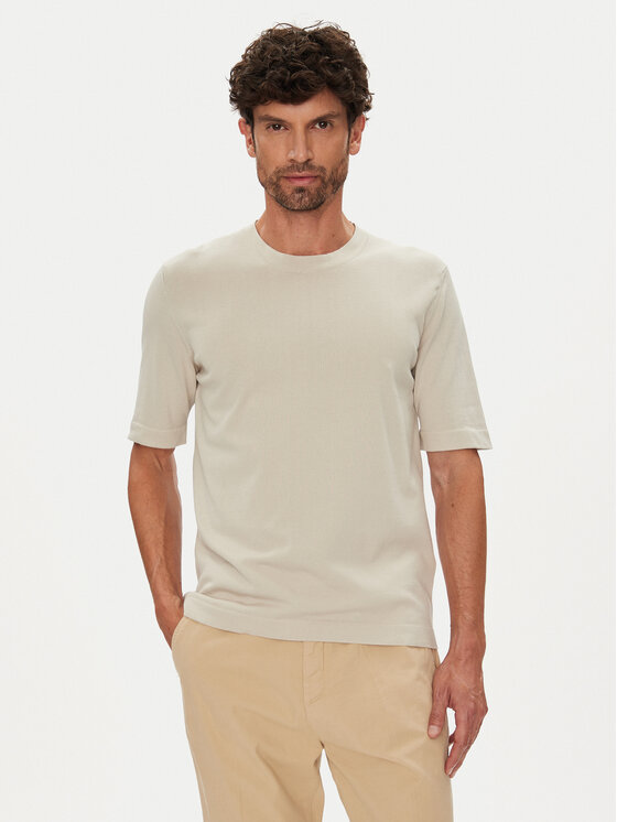 K-Way K-Way T-Shirt Combe K4126SW Beżowy Regular Fit