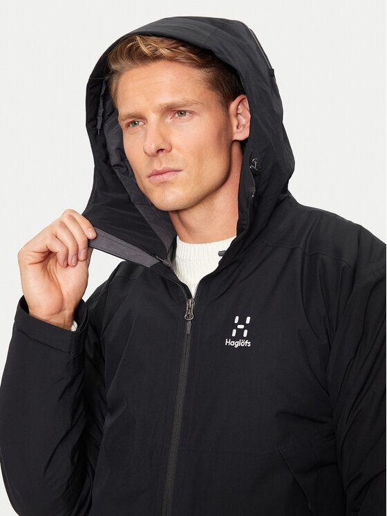 Haglöfs Haglöfs Outdoorová bunda Husk 607846 Čierna Standard Fit