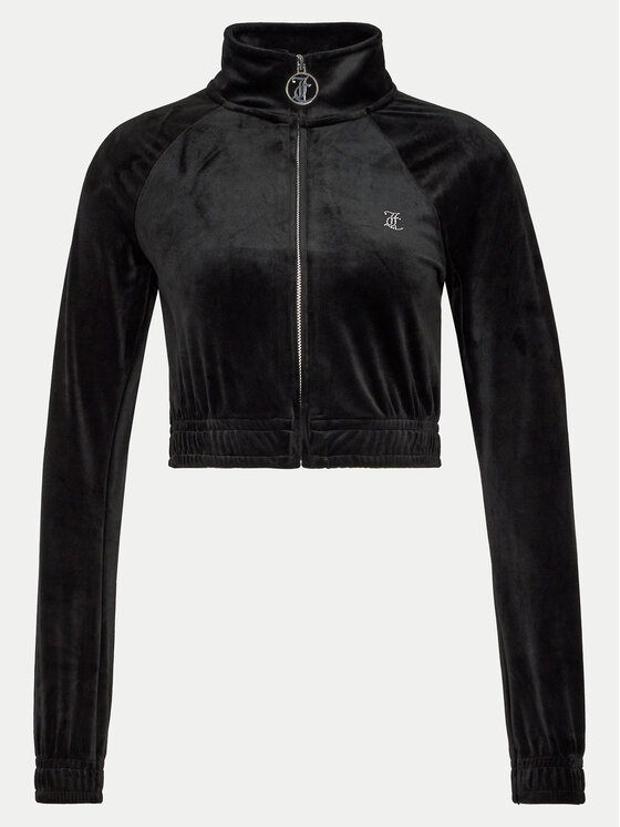 Juicy Couture Juicy Couture Світшот Tasha JCWCT24306 Чорний Slim Fit