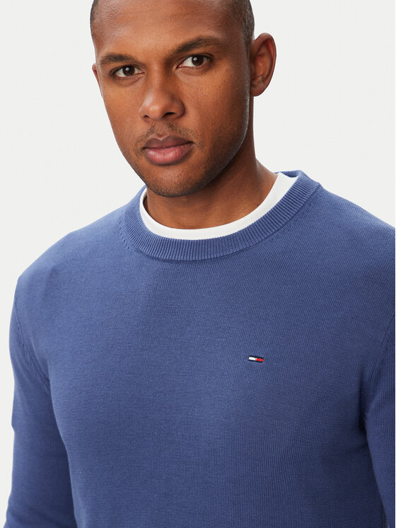 Tommy Jeans Tommy Jeans Džemper Essential DM0DM22853 Plava Slim Fit