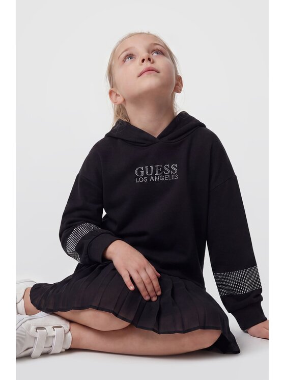 Guess Kids Guess Kids Sukienka codzienna 185302 Czarny Classic Fit