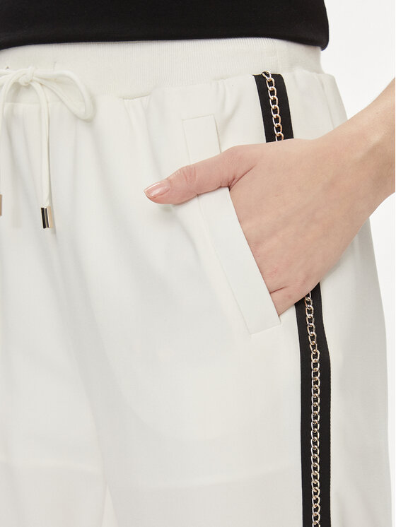 Liu Jo Sport Liu Jo Sport Pantaloni trening TA4088 TS423 Écru Regular Fit