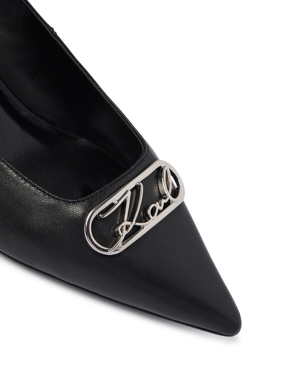 KARL LAGERFELD KARL LAGERFELD Γοβάκια Pasha Signia KL30121 Μαύρο