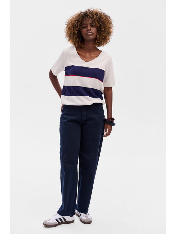 blue shadow blue shadow Bluzka Maro Niebieski Regular Fit