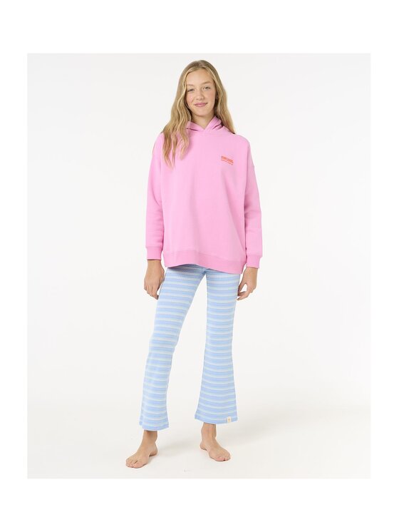 Rip Curl Rip Curl Bluza Surf Puff Hood-Girl Różowy Relaxed Fit