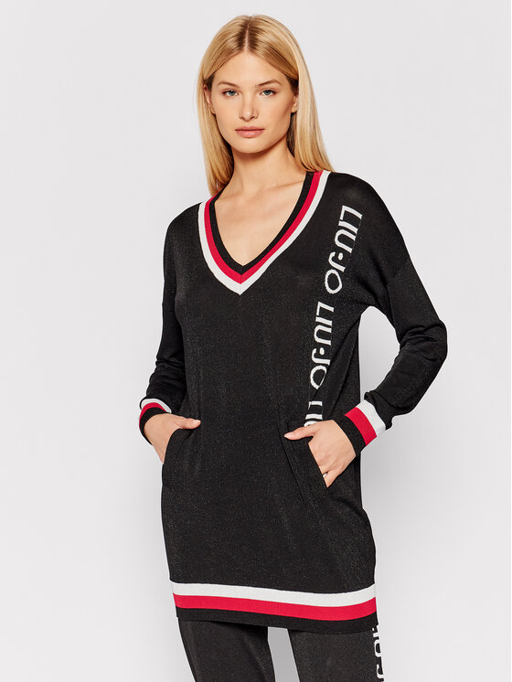 Liu Jo Sport Liu Jo Sport Džemper TF1085 MA57L Crna Regular Fit