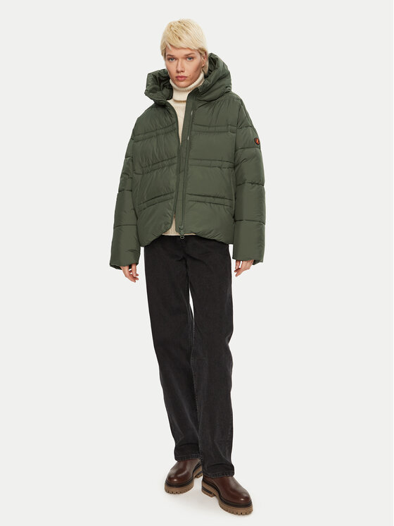 Save The Duck Save The Duck Kurtka zimowa D31904W RECY19 Zielony Relaxed Fit