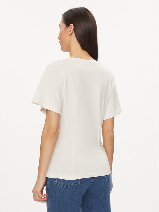 United Colors Of Benetton United Colors Of Benetton T-krekls 3BL0D106A Écru Regular Fit