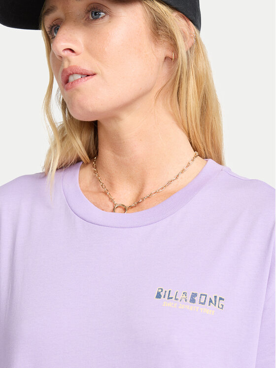 Billabong Billabong Marškinėliai Mixing Vibes EBJZT00473 Violetinė Regular Fit