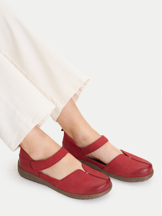 Go Soft Go Soft Ballerinas CEO-WI23-COMFORT-06 Rot