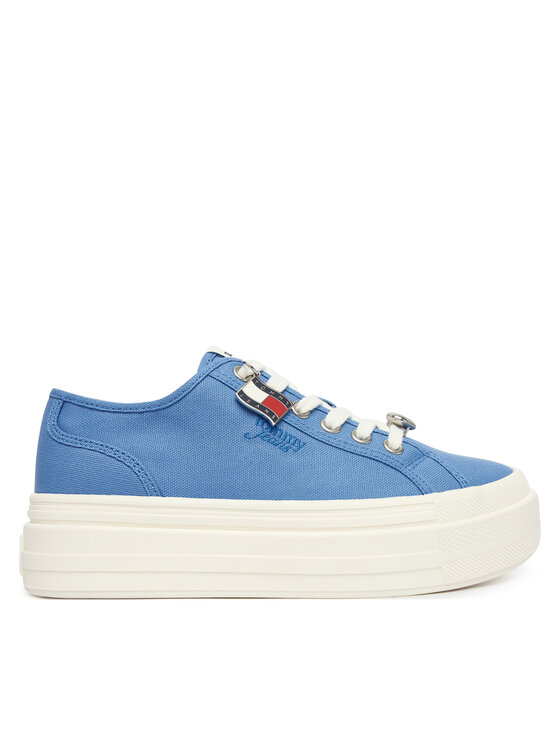 Tommy Jeans Sneakers Tjw Flatform Sneaker Charms EN0EN02959 Albastru