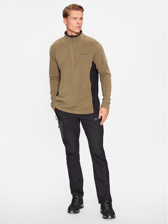 Columbia Columbia Fleecová mikina Klamath Range™ II Half Zip 1352472 Hnědá Regular Fit