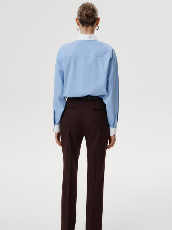 MARI PRETI MARI PRETI Camicia Nebbia Blu Regular Fit