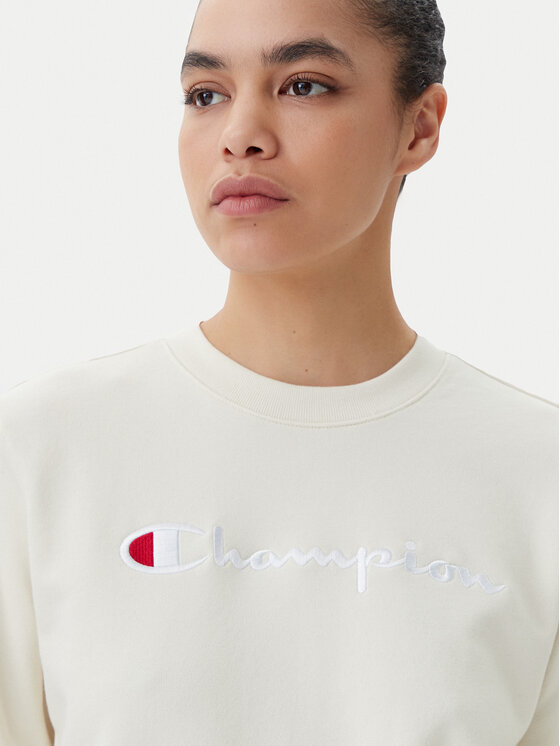 Champion Champion Majica dugih rukava 117752 Écru Regular Fit