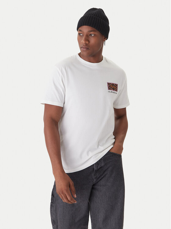 Quiksilver Quiksilver T-Shirt Evo Youth Crisis EQYZT08192 Weiß Regular Fit