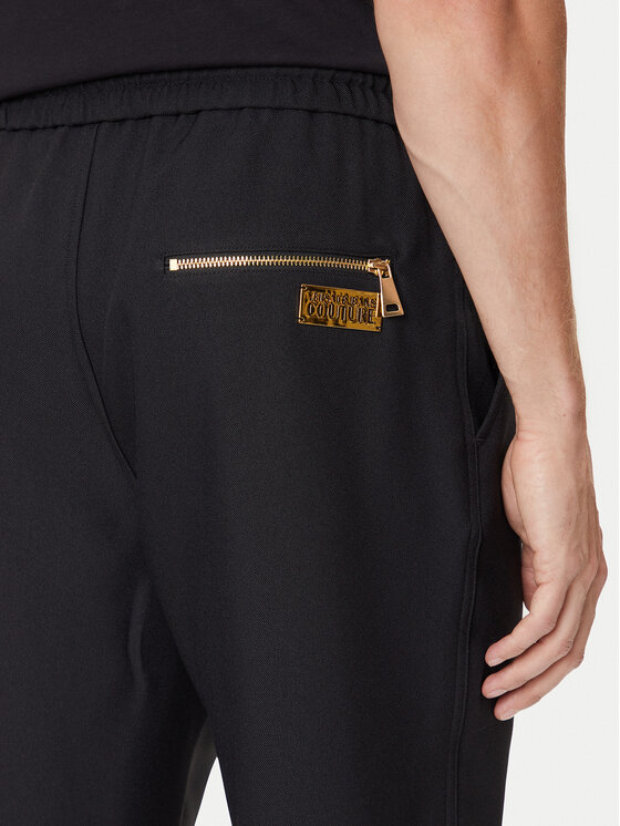 Versace Jeans Couture Versace Jeans Couture Παντελόνι υφασμάτινο 79GAA100 N0136 Μαύρο Regular Fit