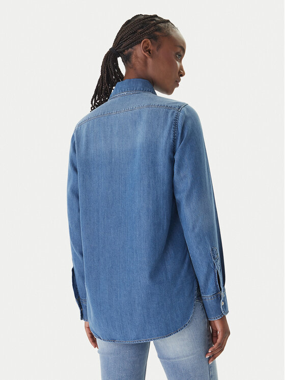 Liu Jo Liu Jo camicia di jeans UA6339 D4851 Blu scuro Regular Fit