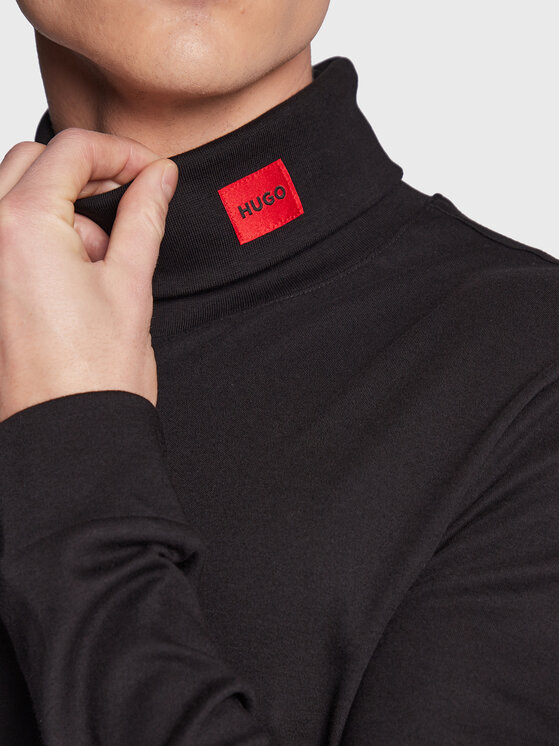 HUGO Hugo Dolčevita Derollo224 50479373 Crna Slim Fit