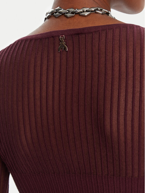 Patrizia Pepe Patrizia Pepe Džemper 8K0305/K143-M536 Tamnocrvena Regular Fit