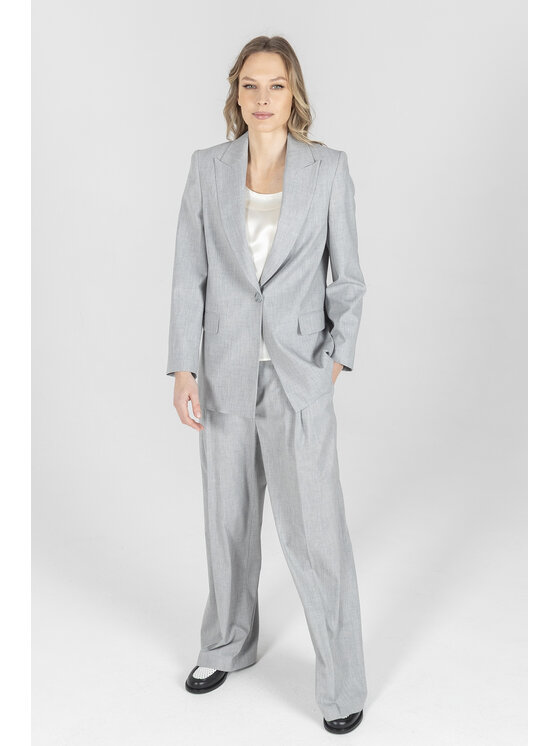 Deni Cler Milano Deni Cler Milano Marynarka W-DC-6002-F2-A1-81-1 Szary Regular Fit