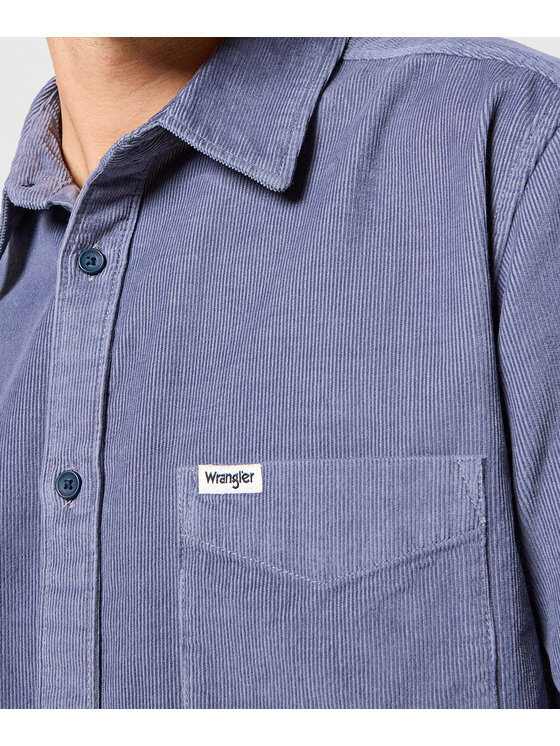 Wrangler Wrangler Koszula 112357218 Niebieski Regular Fit