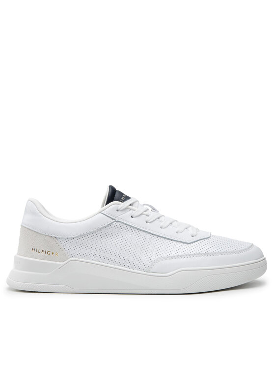 Tommy Hilfiger Tommy Hilfiger Sneakers Elevated Cupsole Perf Lather FM0FM04145 Weiß