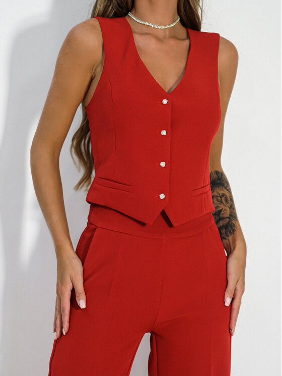LilaLou LilaLou Vesta Karen Červená Regular Fit