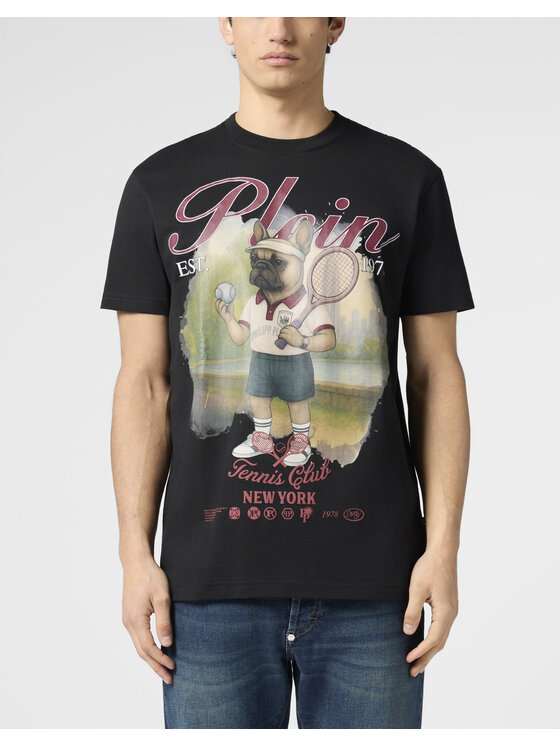 PHILIPP PLEIN PHILIPP PLEIN T-Shirt 30551 Czarny Regular Fit
