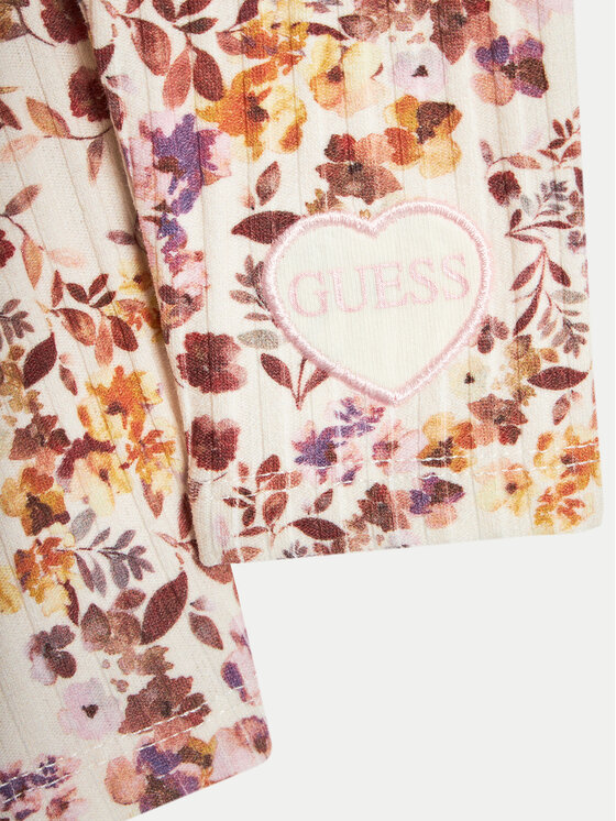 Guess Guess Blūzes un bikšu komplekts A4BG01 WC910 Écru Regular Fit