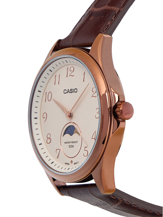 Casio Casio Zegarek MTP-M110RL-5AVER Brązowy